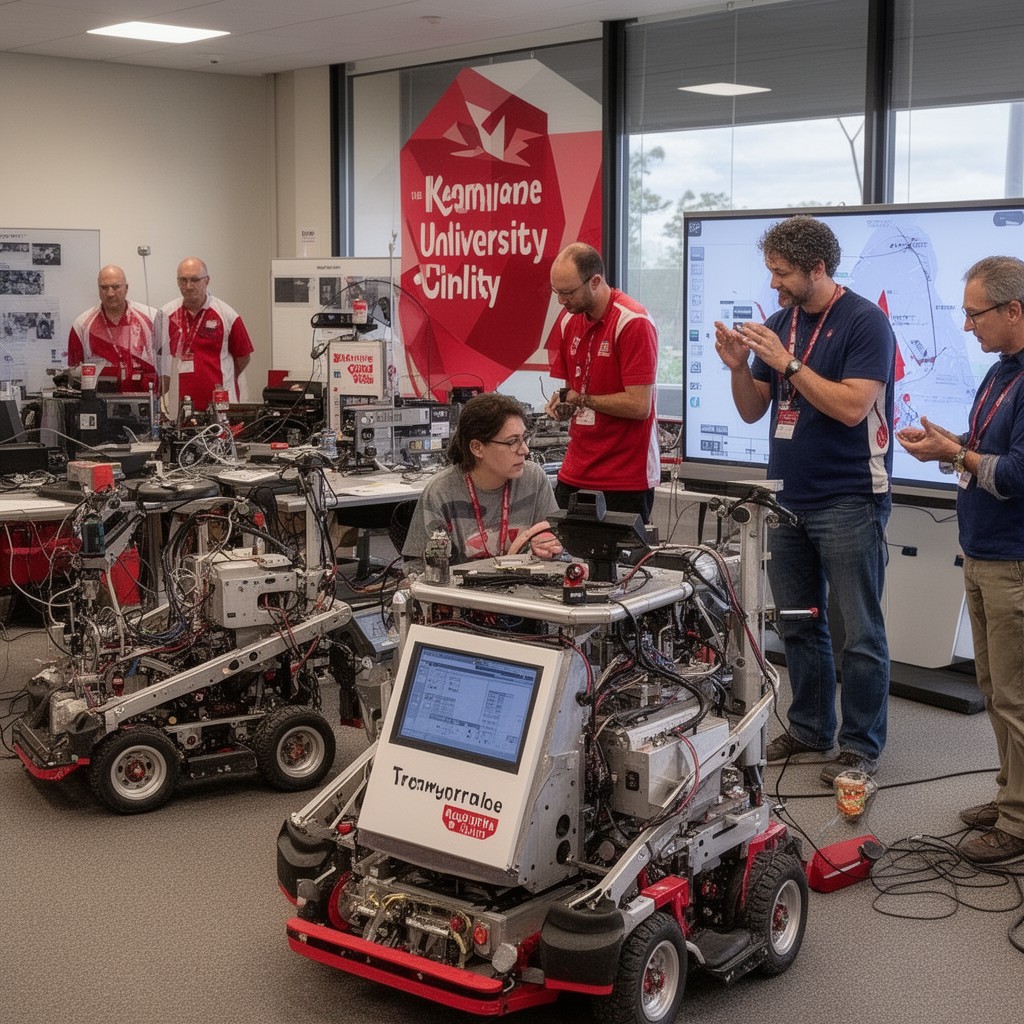 AI-generated illustration of Carnegie Mellon University Red Team
