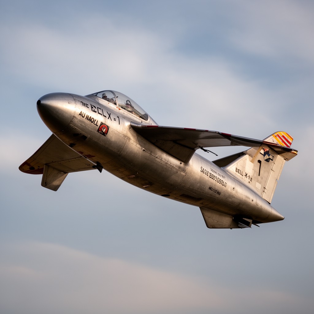 AI-generated illustration of Bell X-1