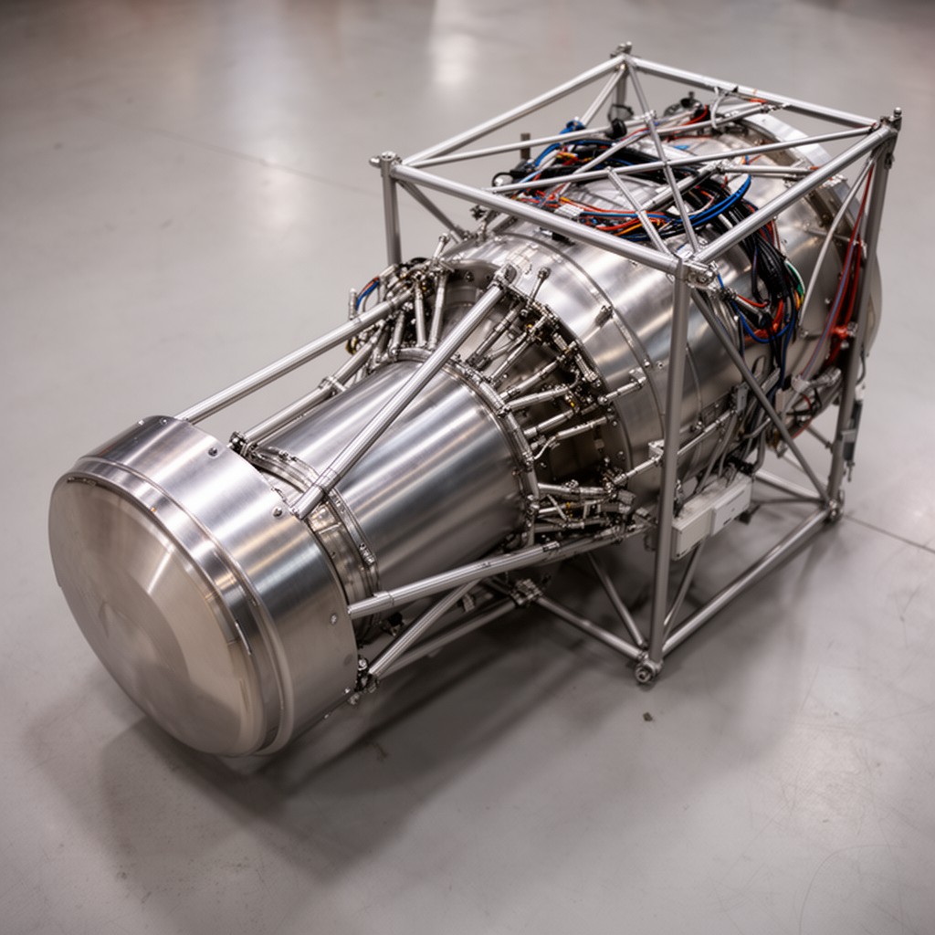 AI-generated illustration of Merlin 1A