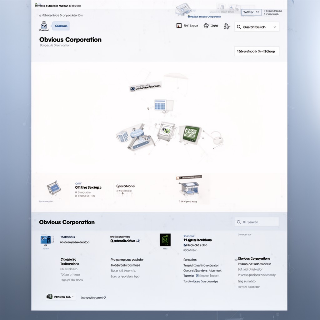 AI-generated illustration of Obvious Corporation