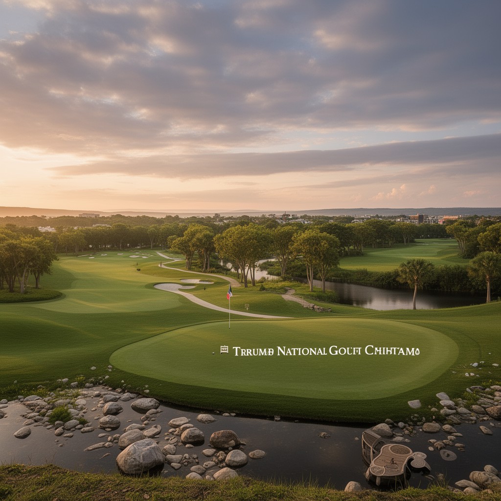 AI-generated illustration of Trump National Golf Club