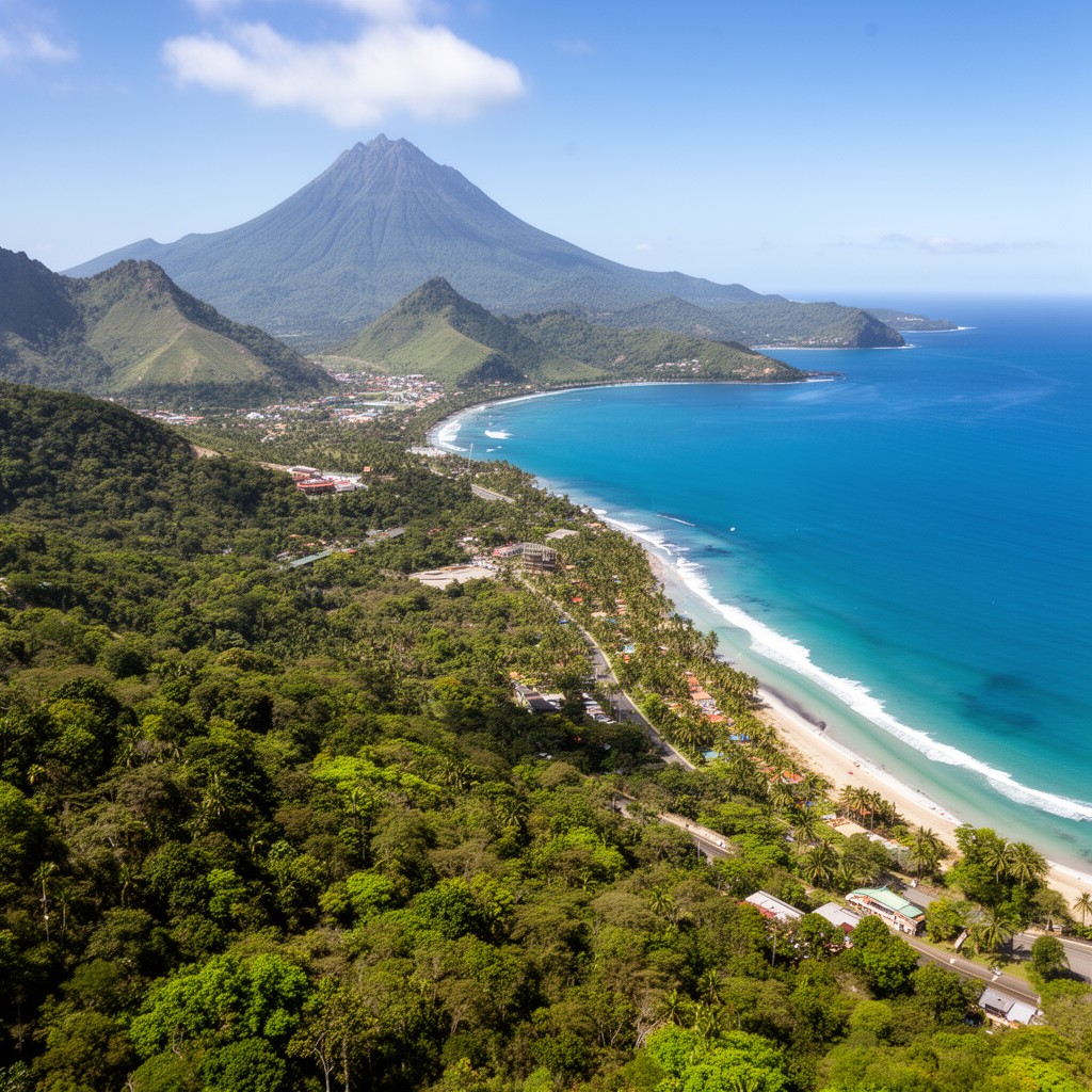 AI-generated illustration of Guadeloupe