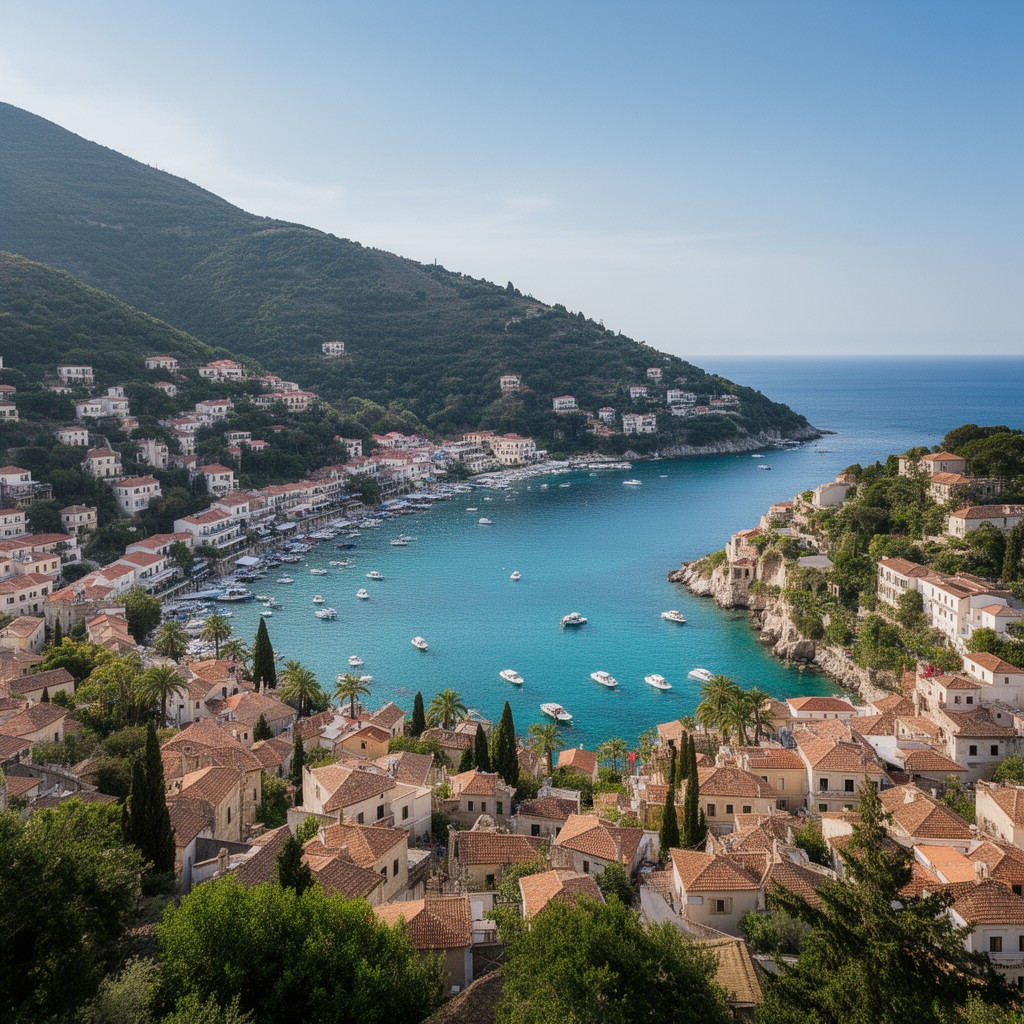 AI-generated illustration of Ionian Islands