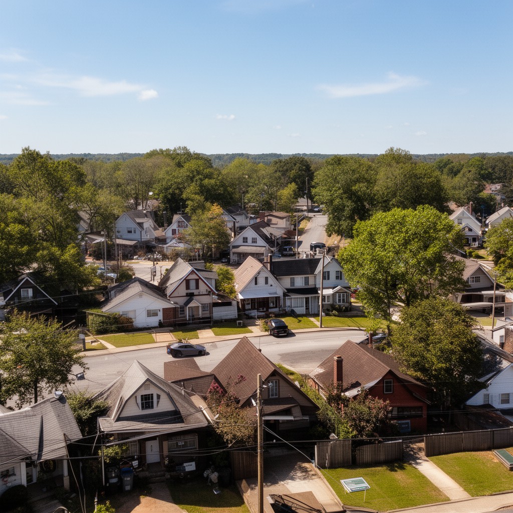 AI-generated illustration of Riverdale, Georgia