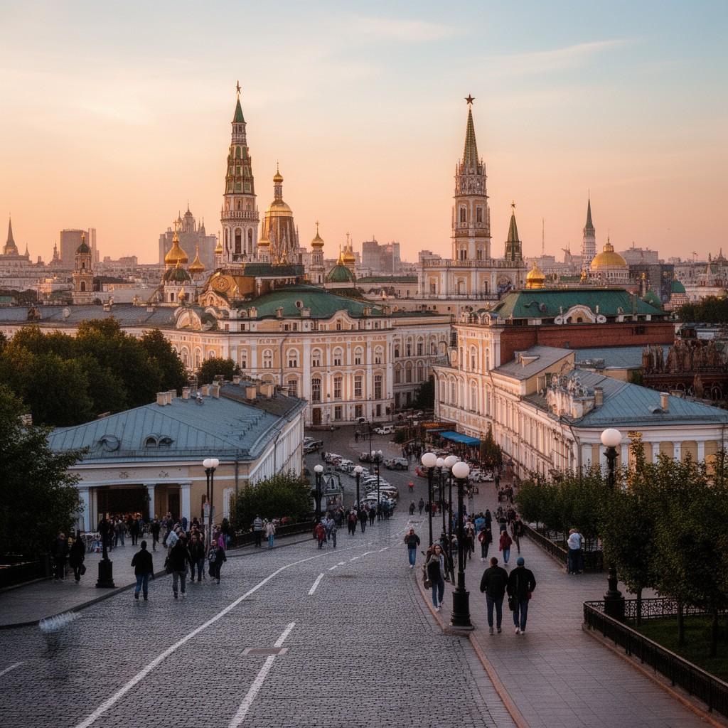 AI-generated illustration of Moscow