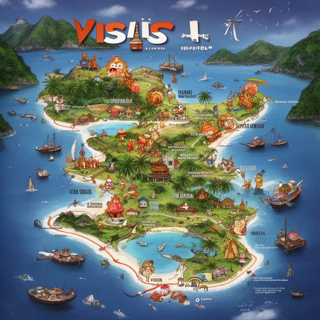 AI-generated illustration of Visayas
