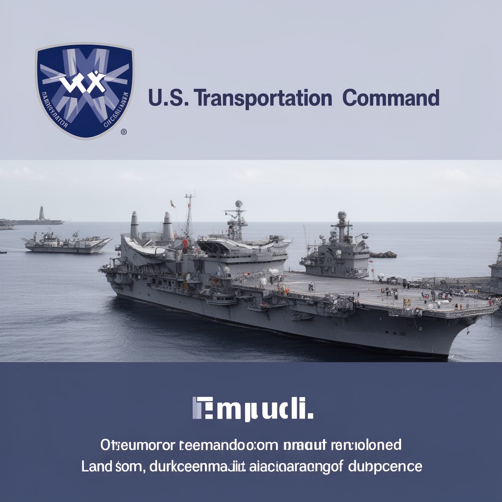 AI-generated illustration of U.S. Transportation Command