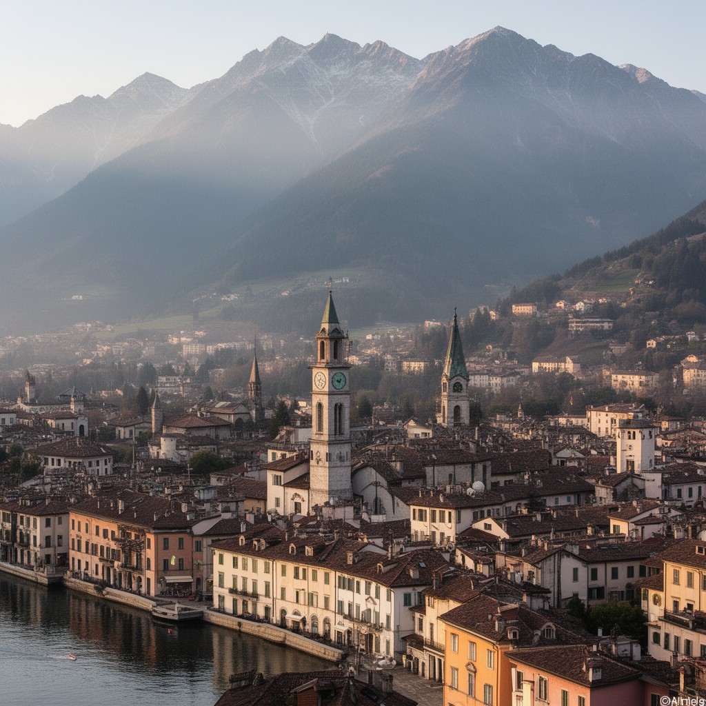 AI-generated illustration of Trento