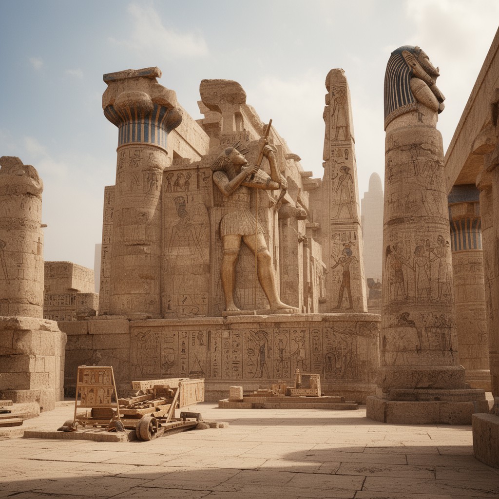 AI-generated illustration of Pharaonic Egypt
