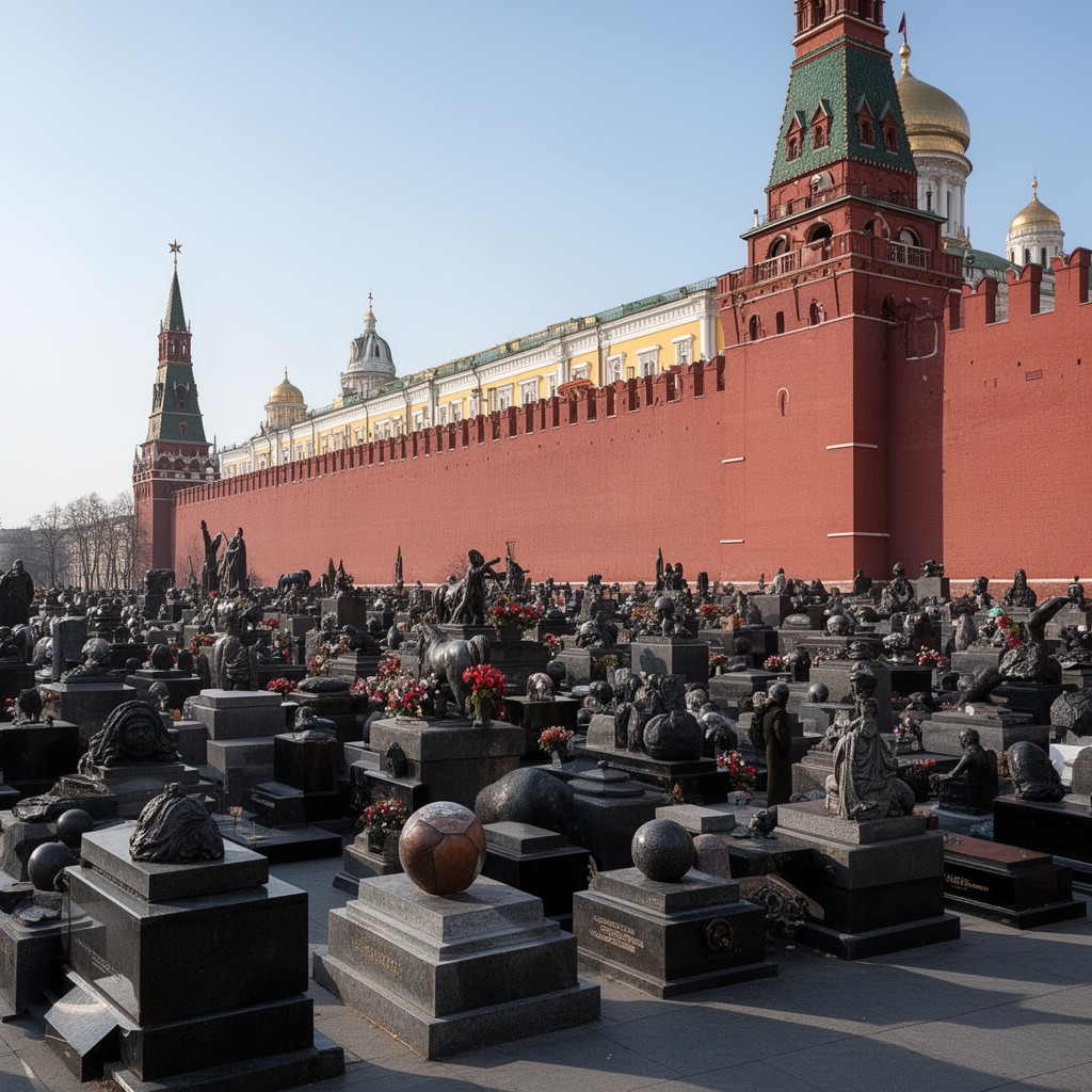 AI-generated illustration of Kremlin Wall Necropolis
