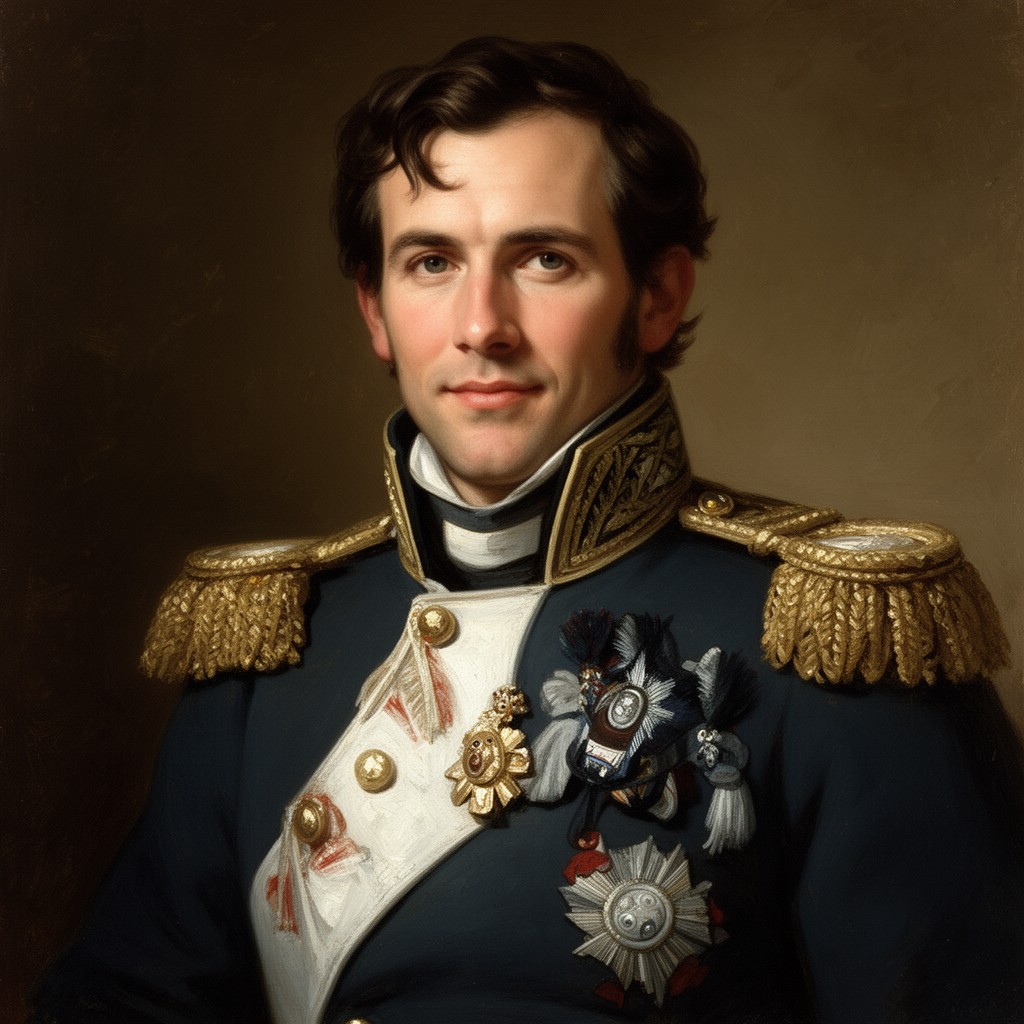 AI-generated illustration of Louis Bonaparte