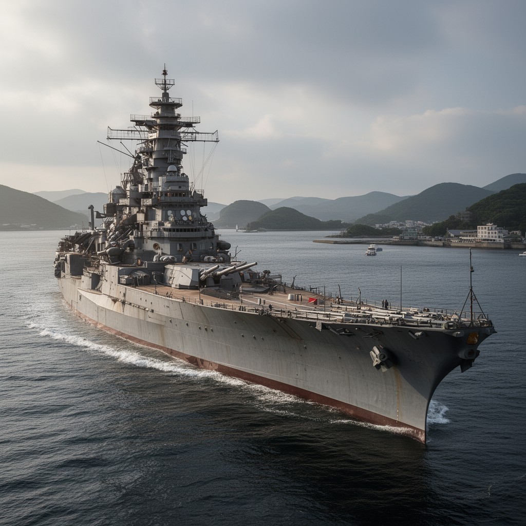 AI-generated illustration of Amagi-class battlecruiser