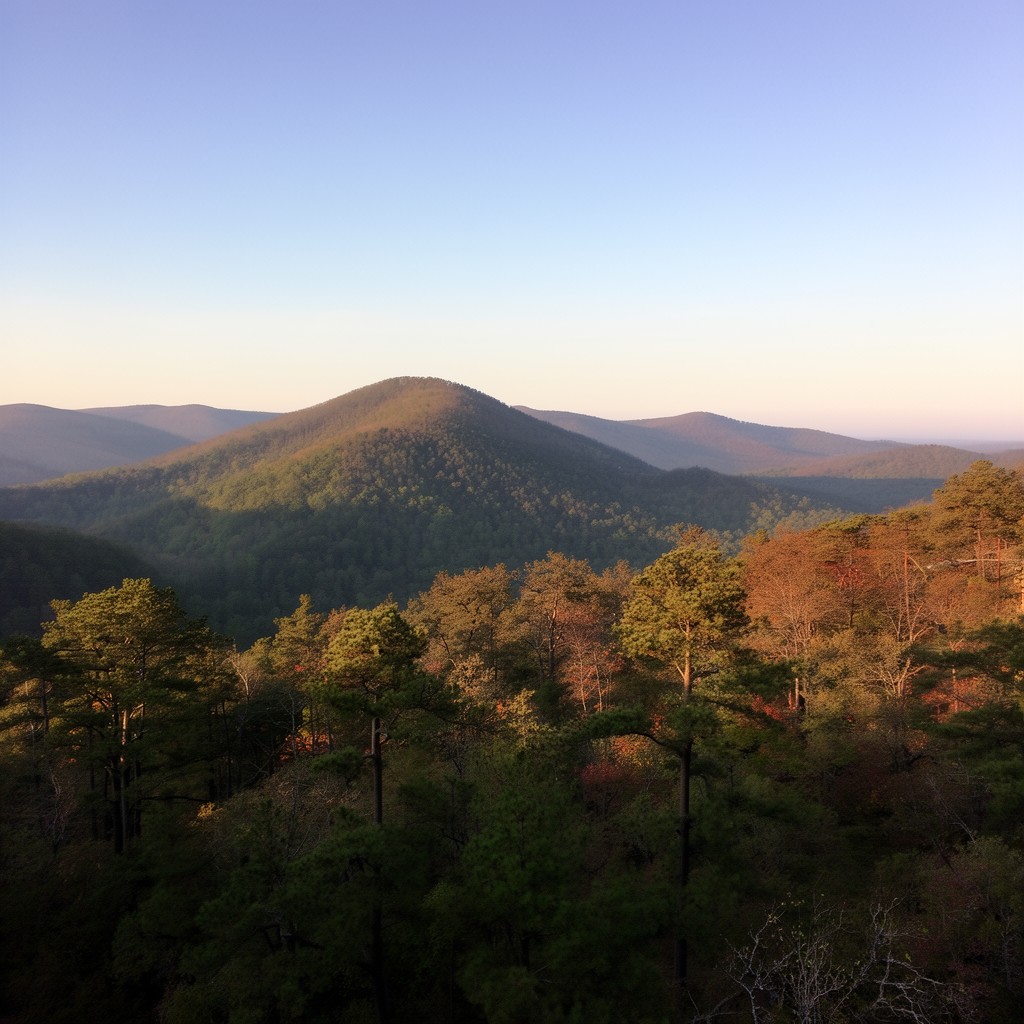AI-generated illustration of Pine Mountain Trail