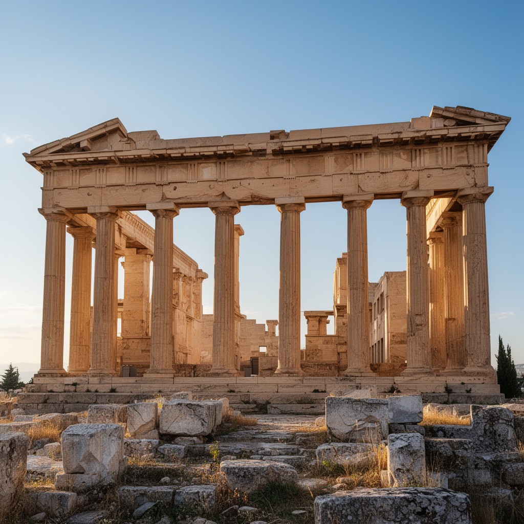 AI-generated illustration of Propylaea