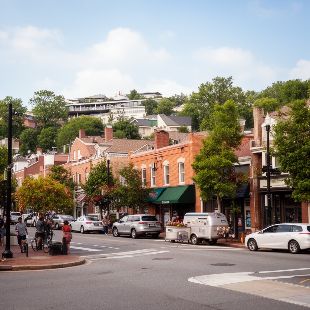 AI-generated illustration of Homewood, Alabama