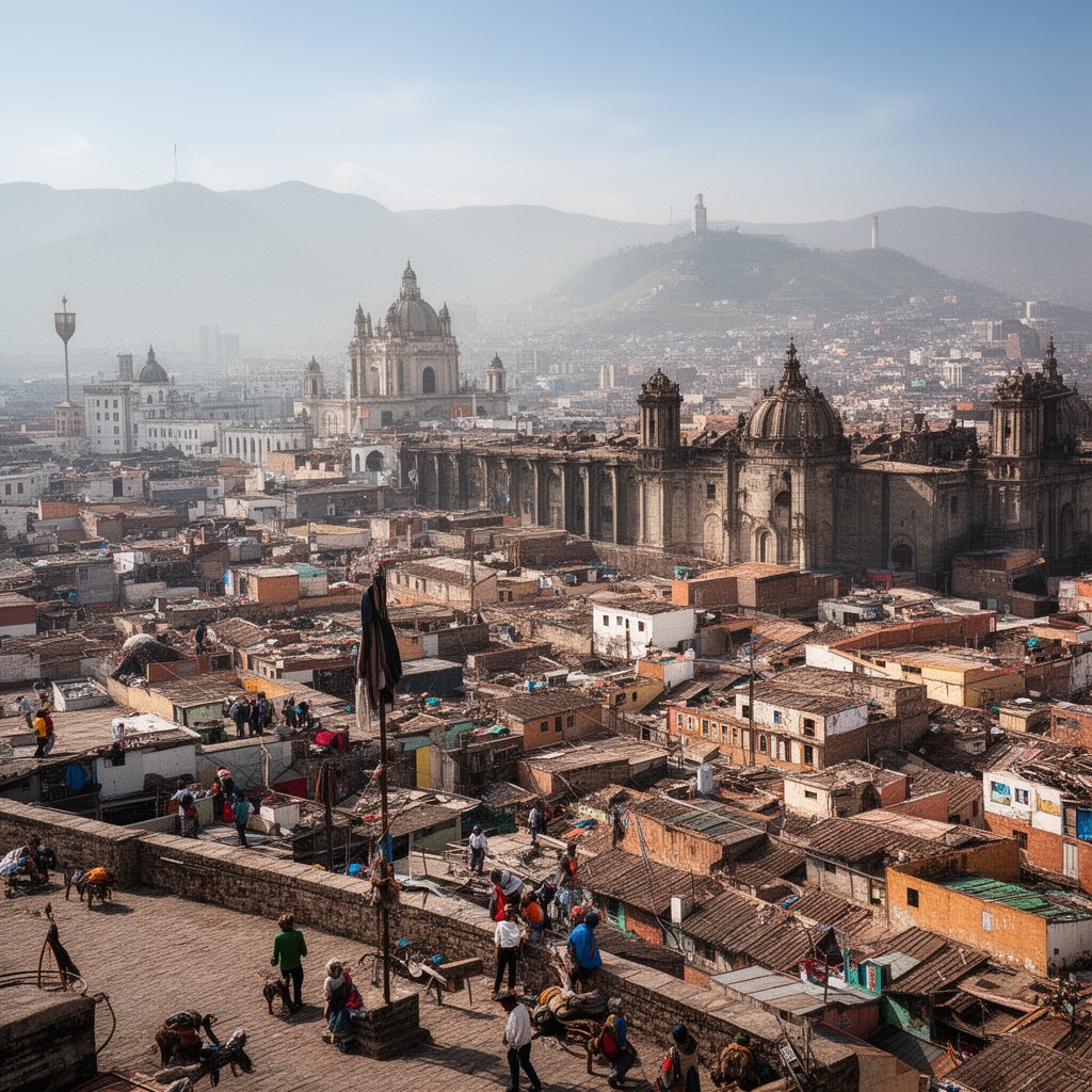 AI-generated illustration of Ciudad de los Reyes