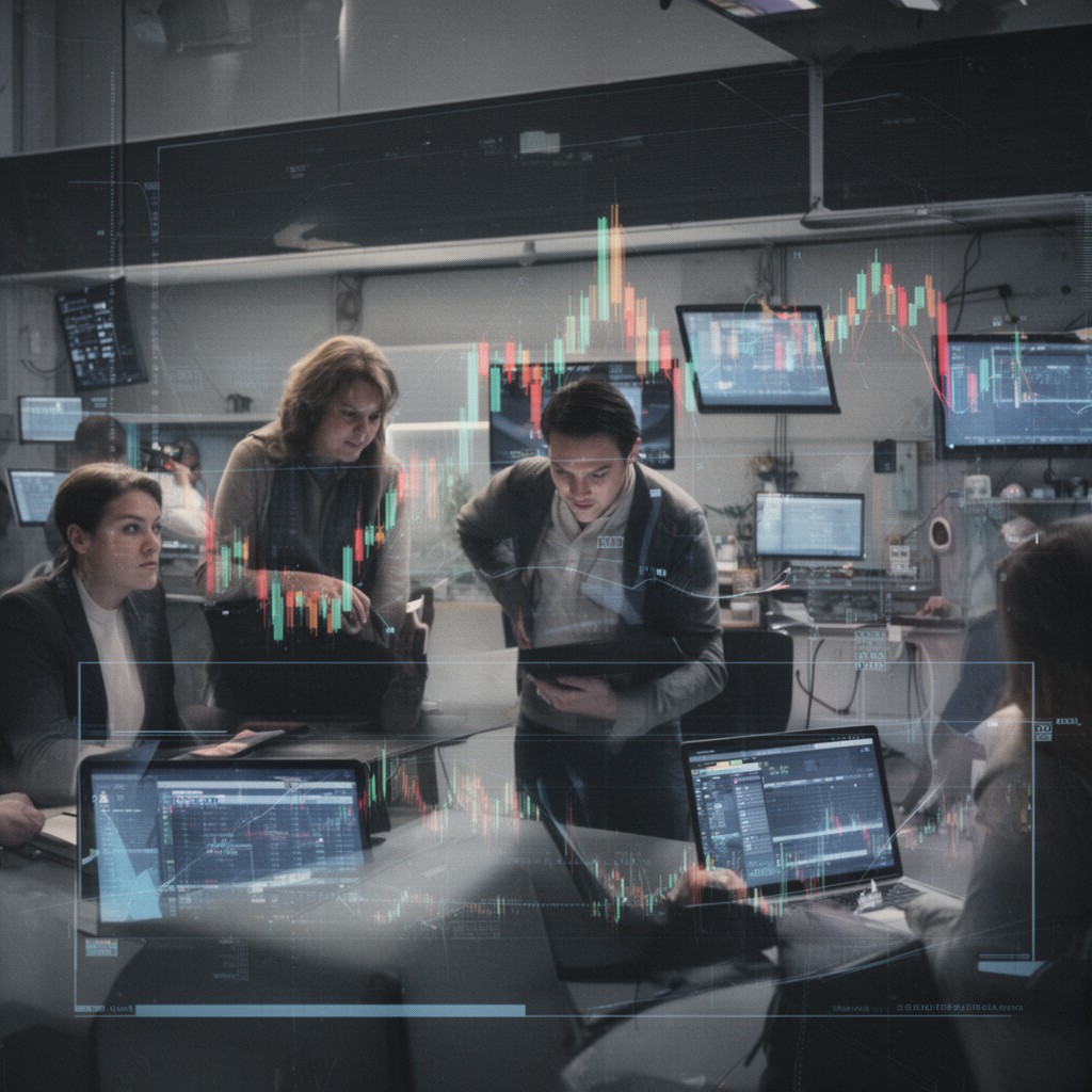 AI-generated illustration of Dow Jones Industrial Average