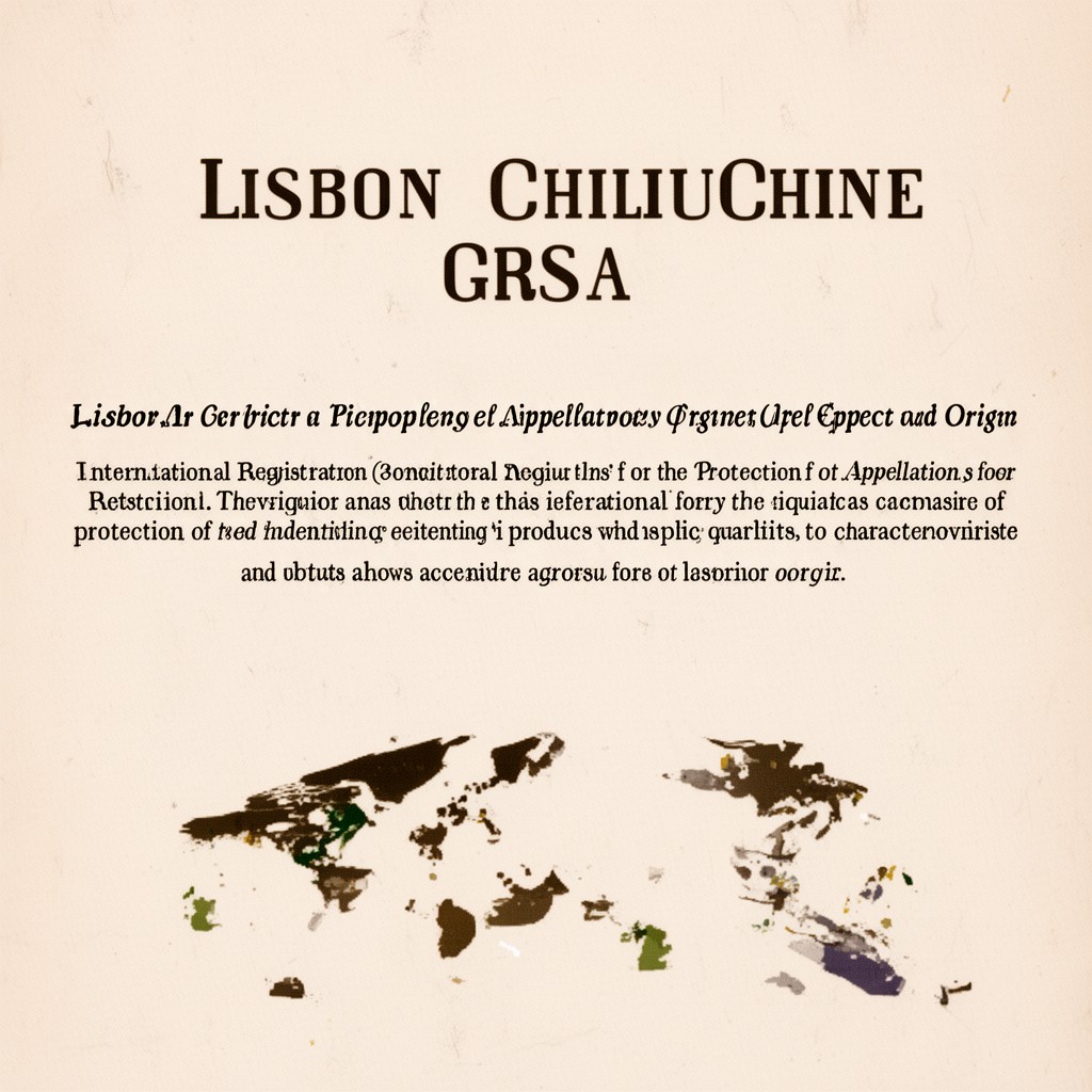 AI-generated illustration of Lisbon Agreement for the Protection of Appellations of Origin and their International Registration