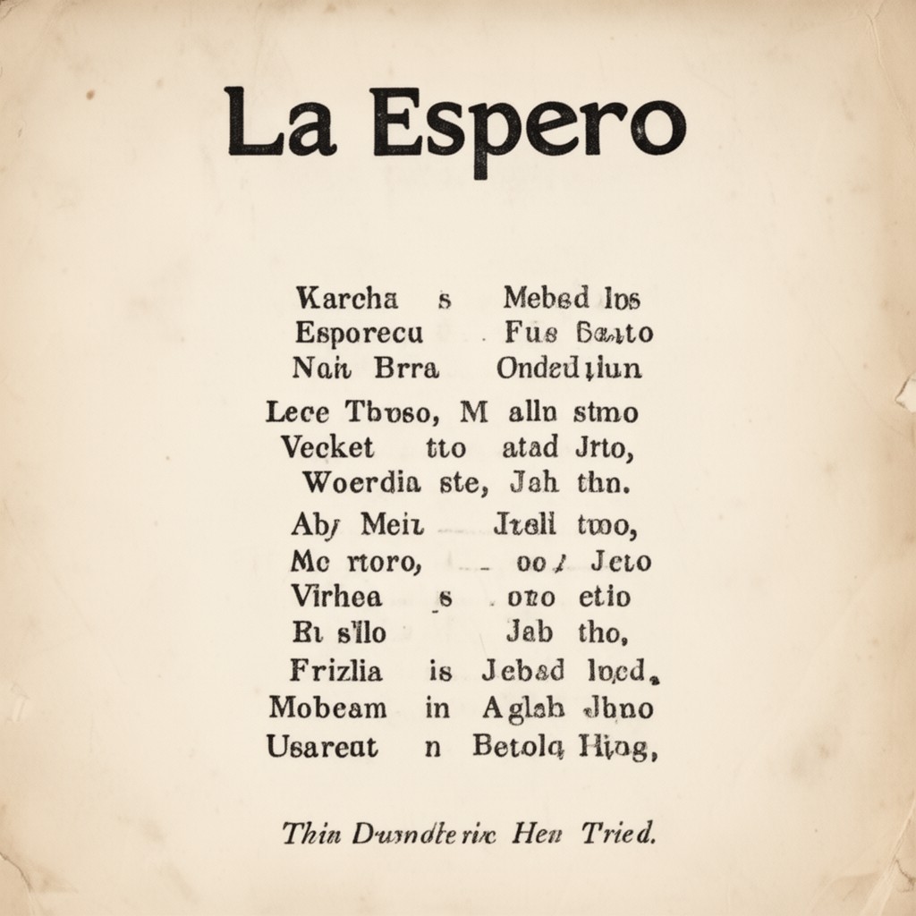 AI-generated illustration of La Espero