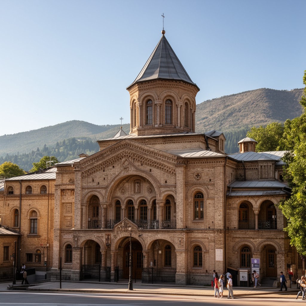 AI-generated illustration of Tiflis Spiritual Seminary