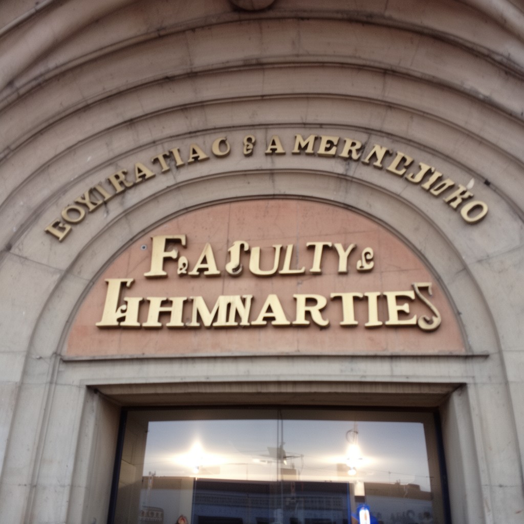 AI-generated illustration of Faculty of Humanities