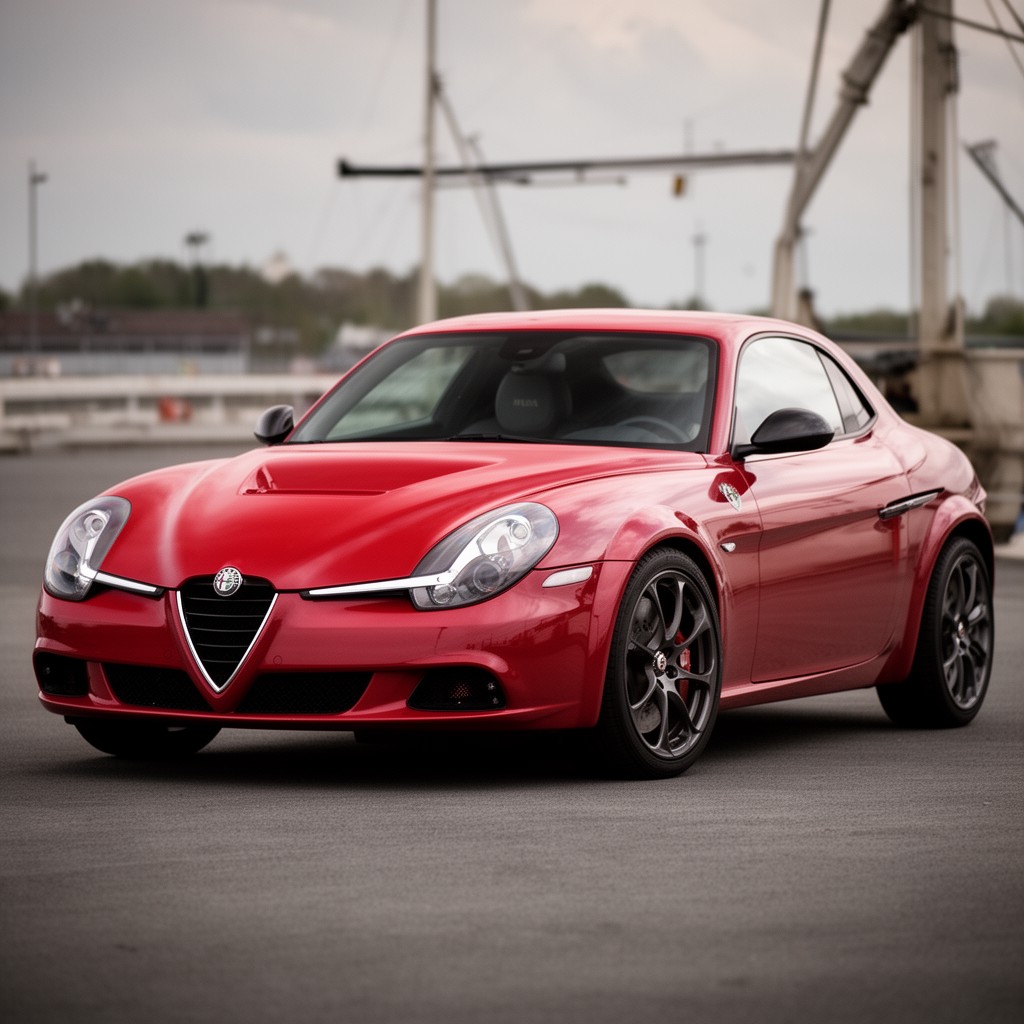 AI-generated illustration of Alfa Romeo