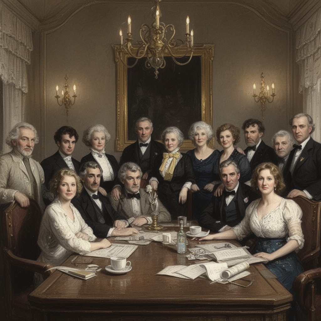 AI-generated illustration of Astor family