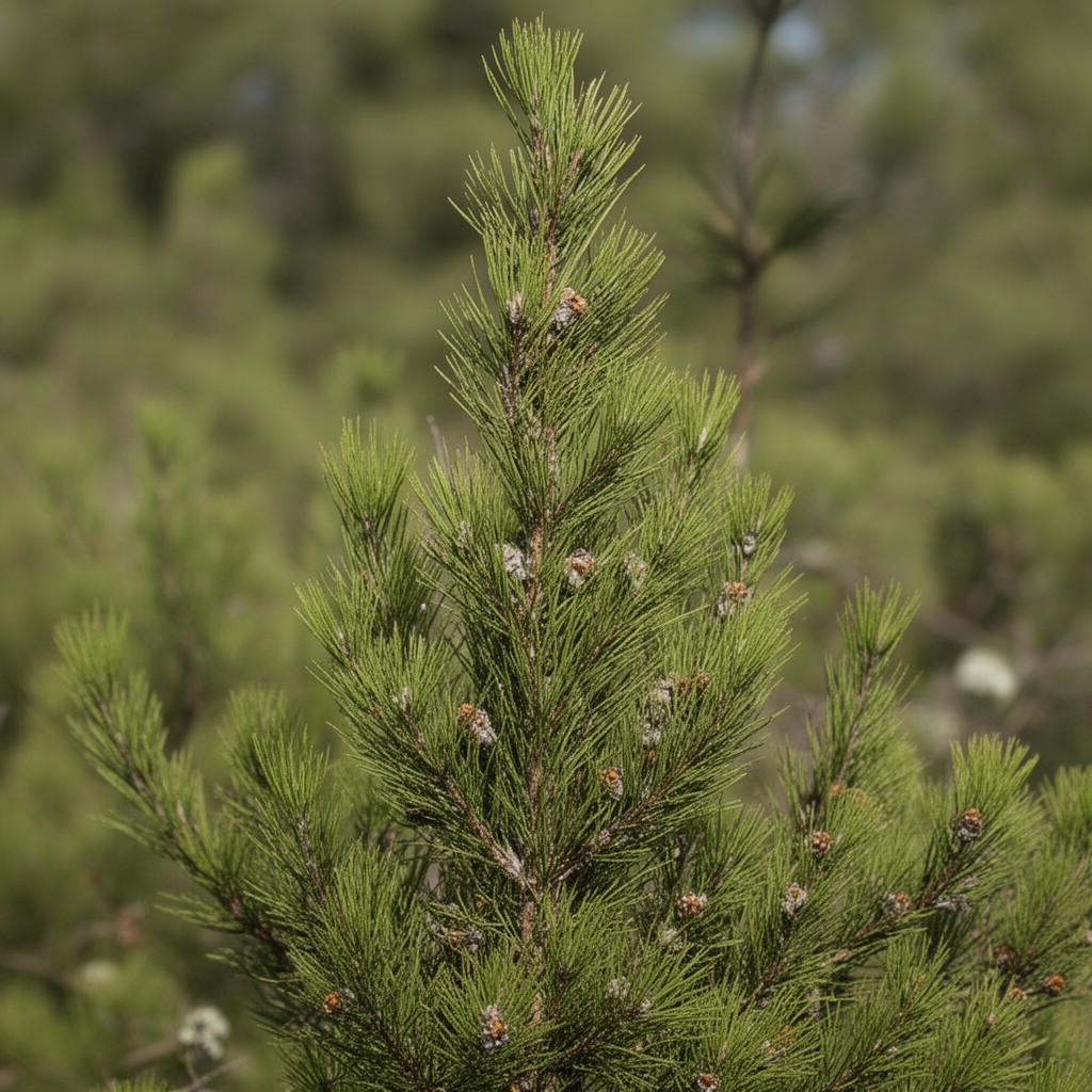 AI-generated illustration of Gnetophyta