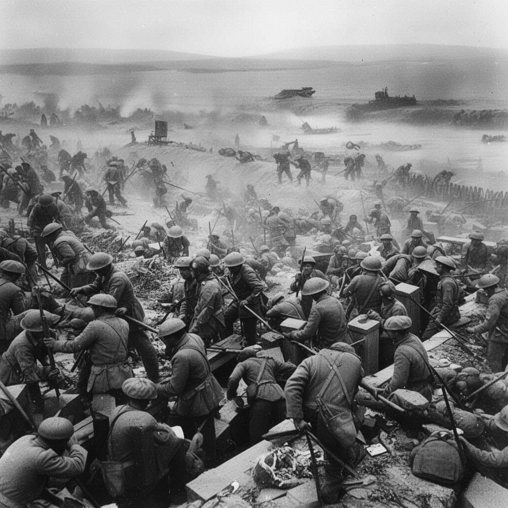 AI-generated illustration of Battle of Gallipoli