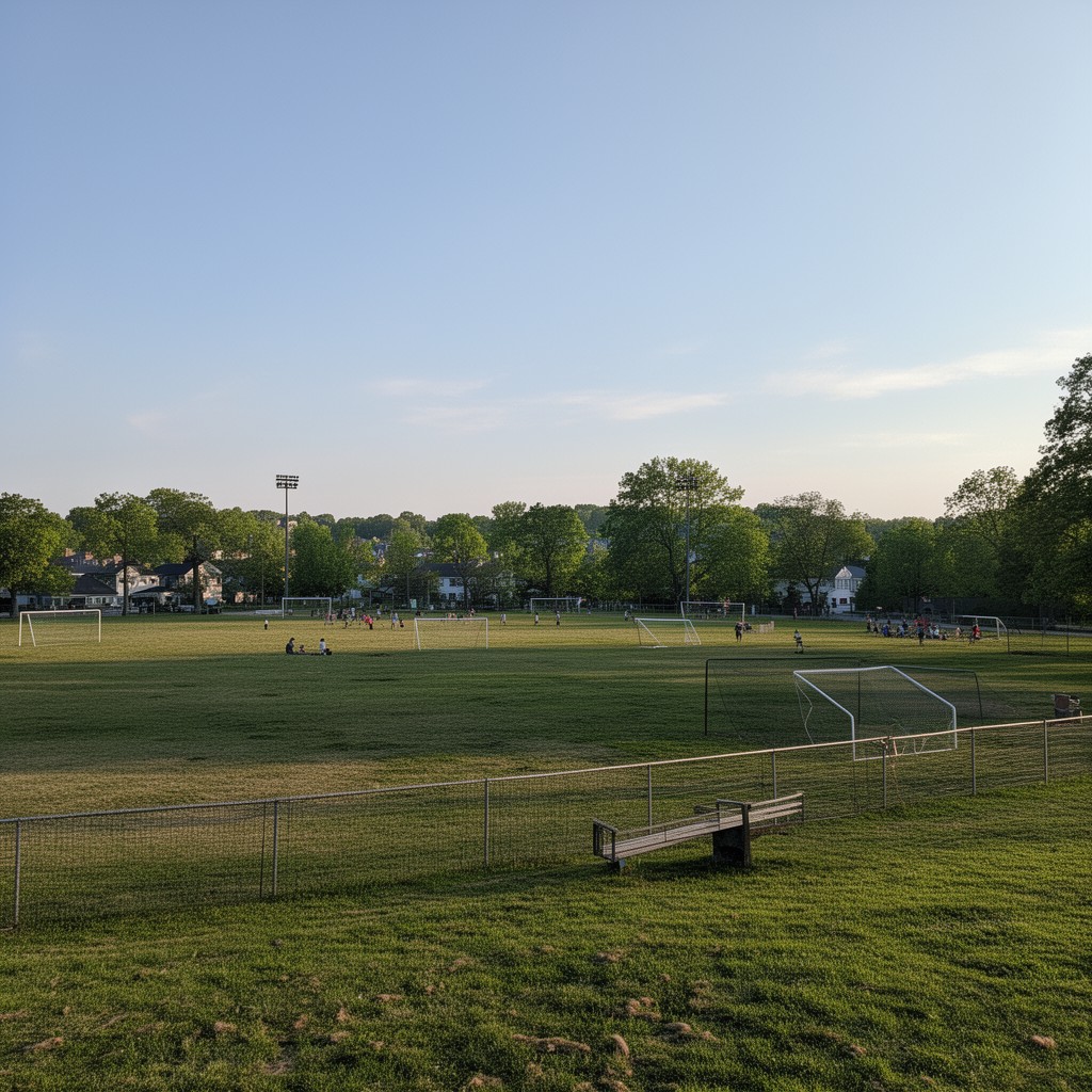 AI-generated illustration of Littleton Town Field