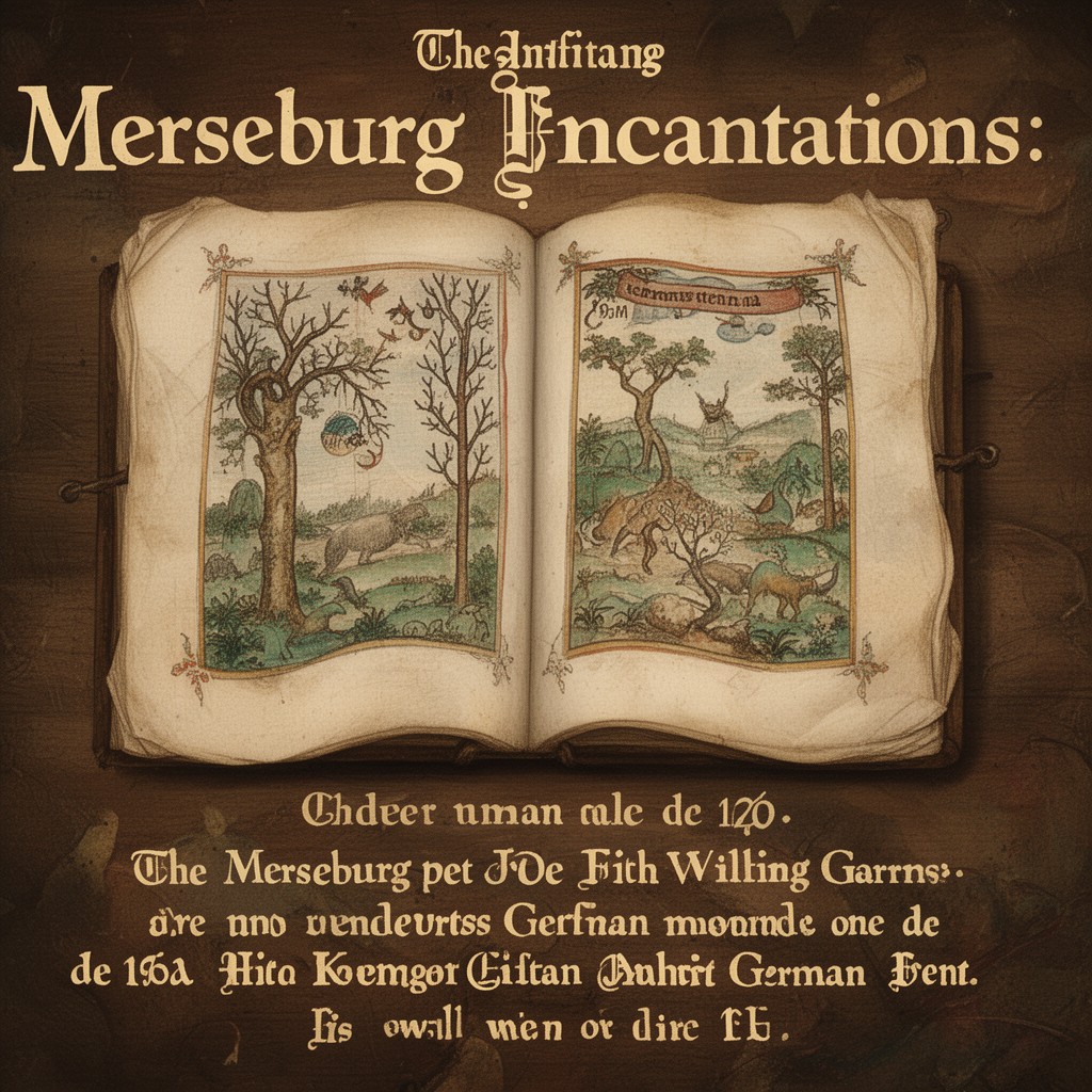 AI-generated illustration of Merseburg Incantations