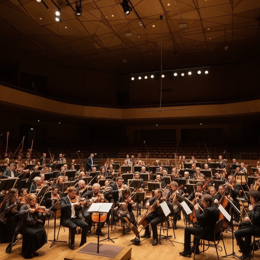 AI-generated illustration of Berlin Philharmonic