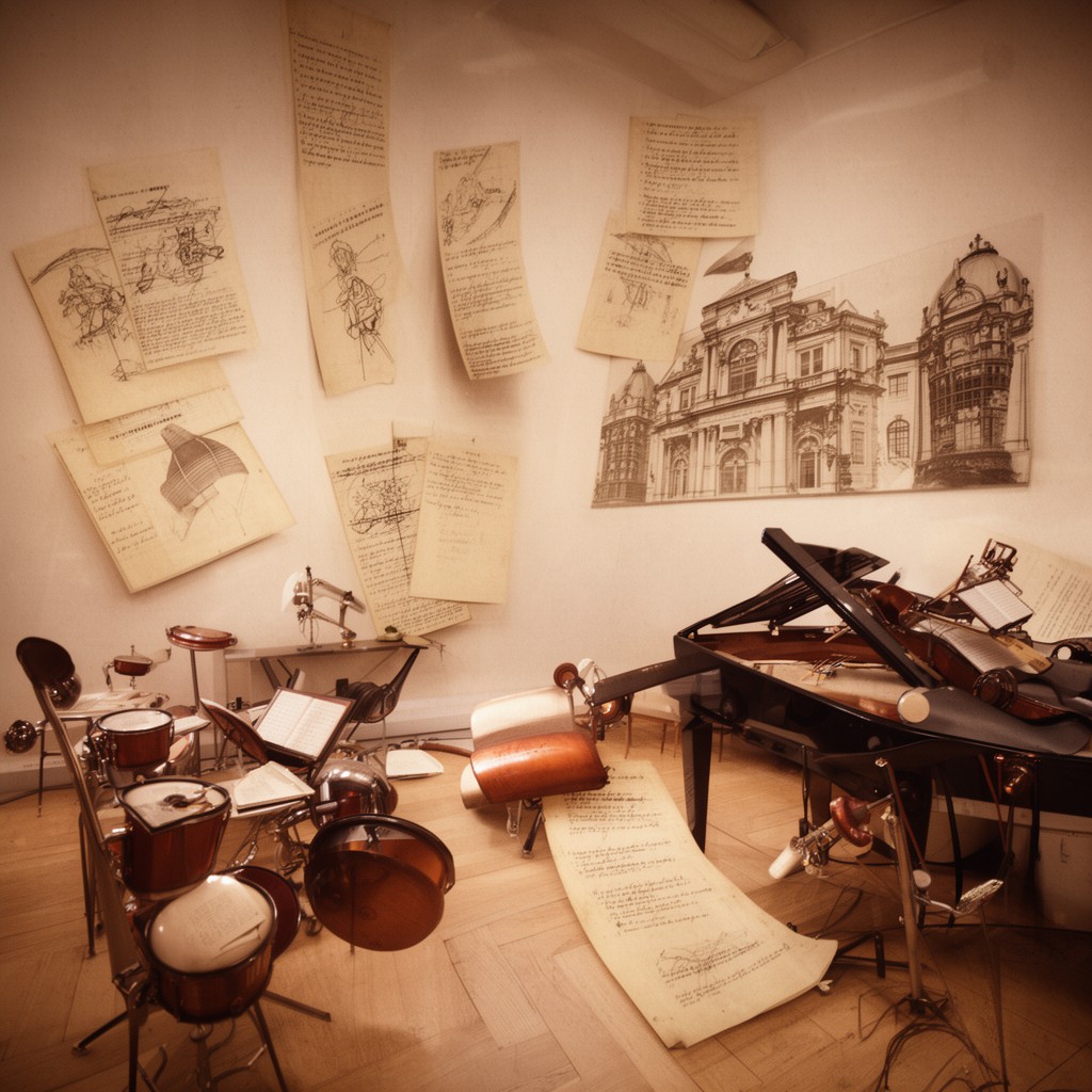 AI-generated illustration of University of Vienna (music studies)