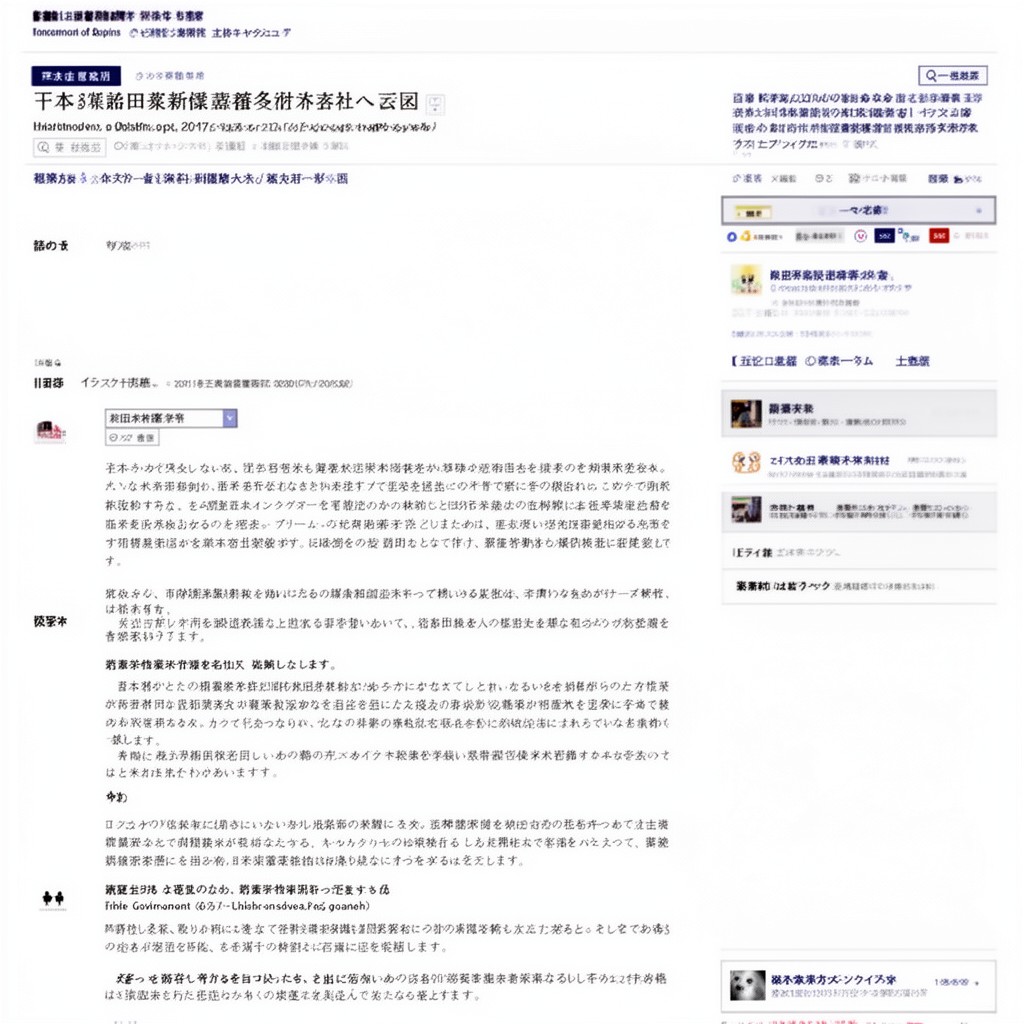 AI-generated illustration of Government of Japan