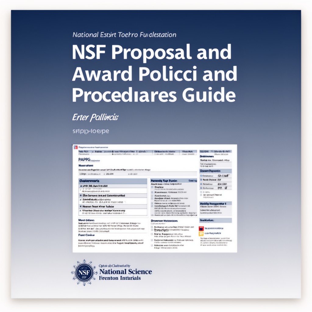 AI-generated illustration of NSF Proposal and Award Policies and Procedures Guide (PAPPG)
