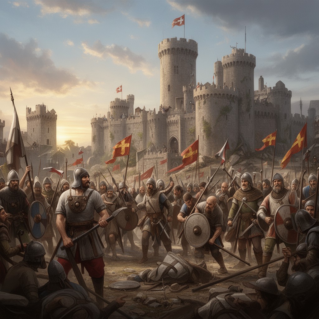 AI-generated illustration of First Crusade