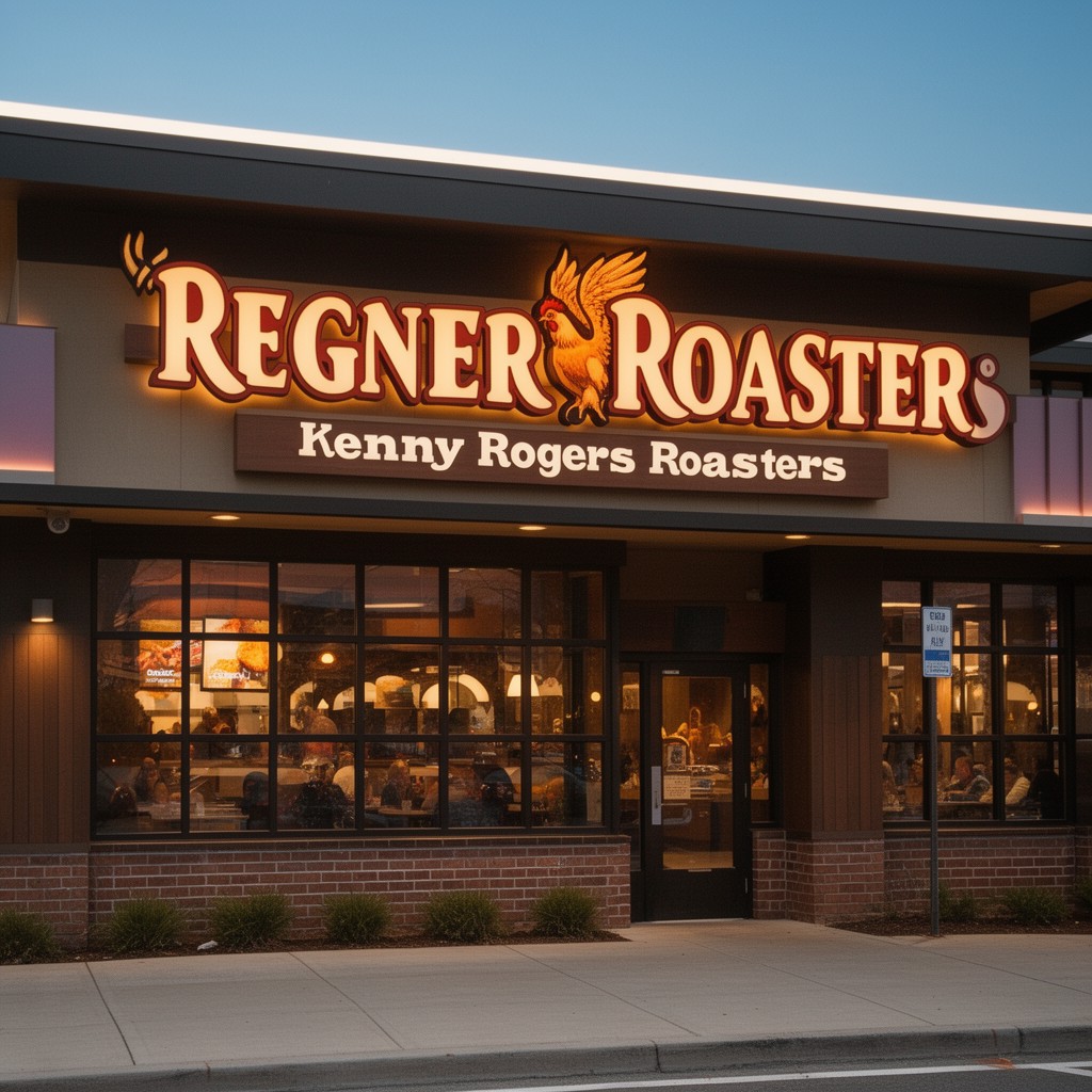 AI-generated illustration of Kenny Rogers Roasters