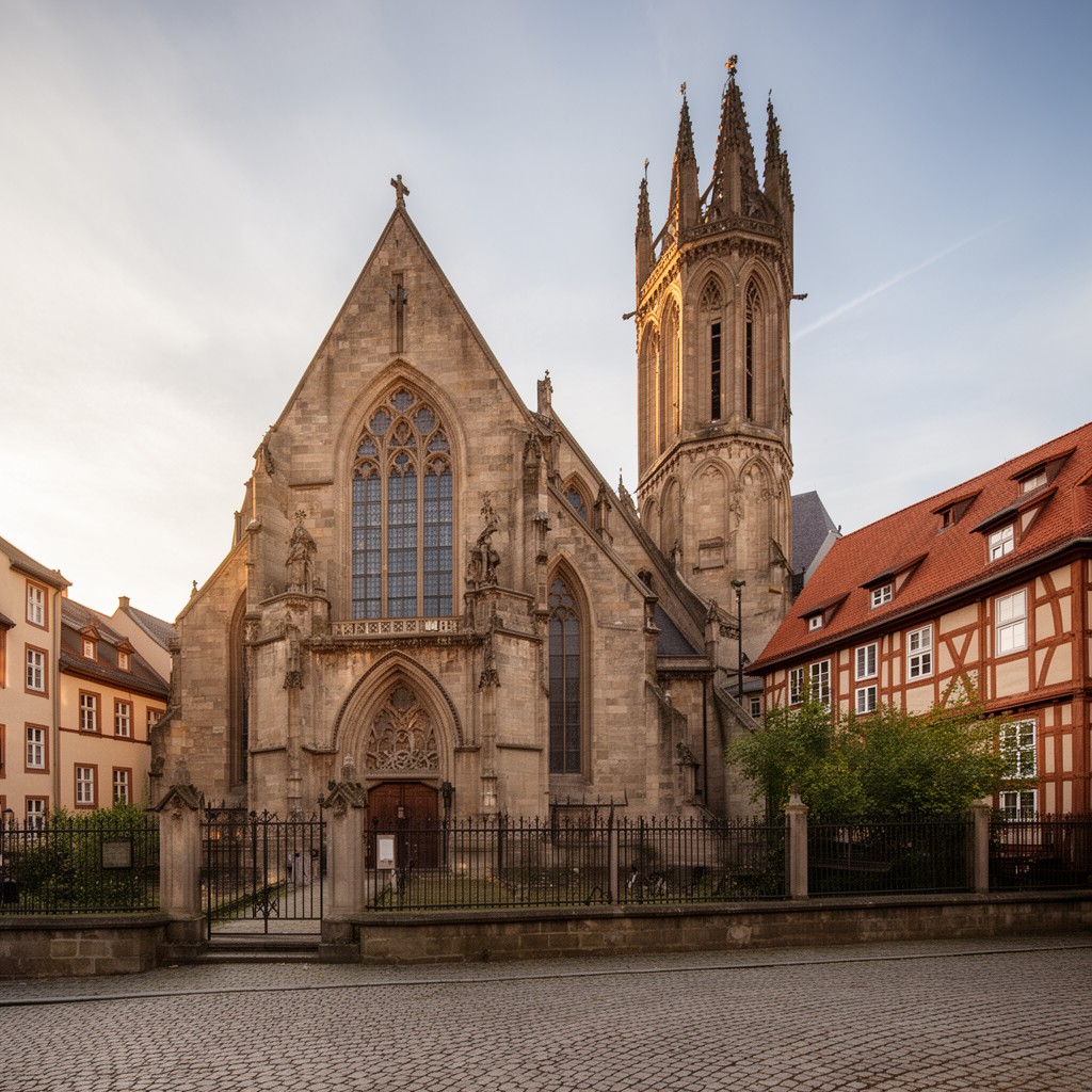 AI-generated illustration of English Church in Wittenberg