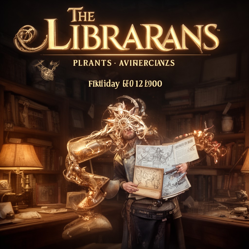AI-generated illustration of The Librarians (TV series)