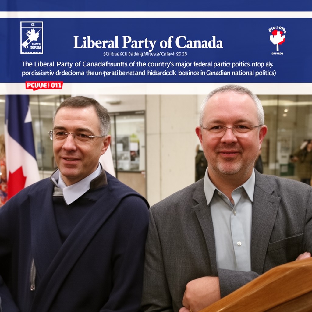 AI-generated illustration of Liberal Party of Canada