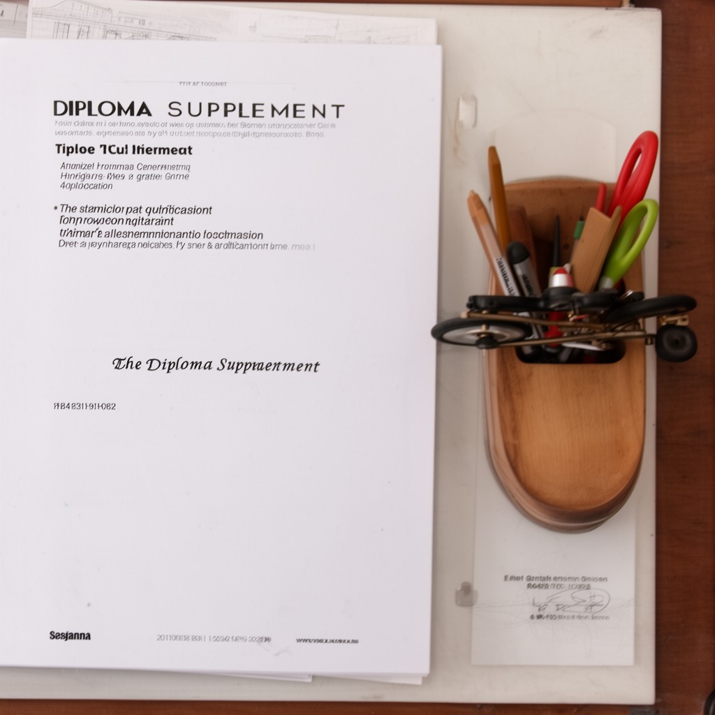 AI-generated illustration of Diploma Supplement