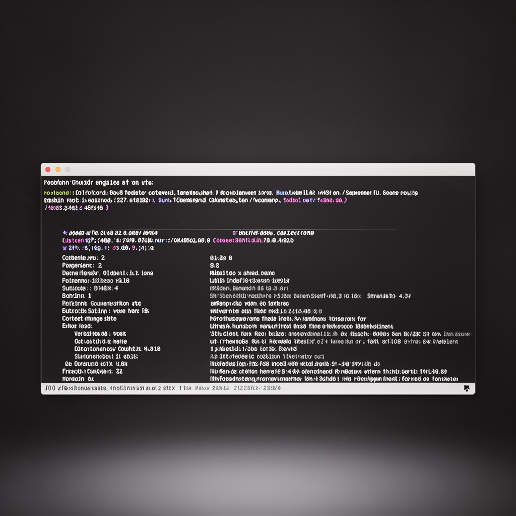 AI-generated illustration of Unix shell