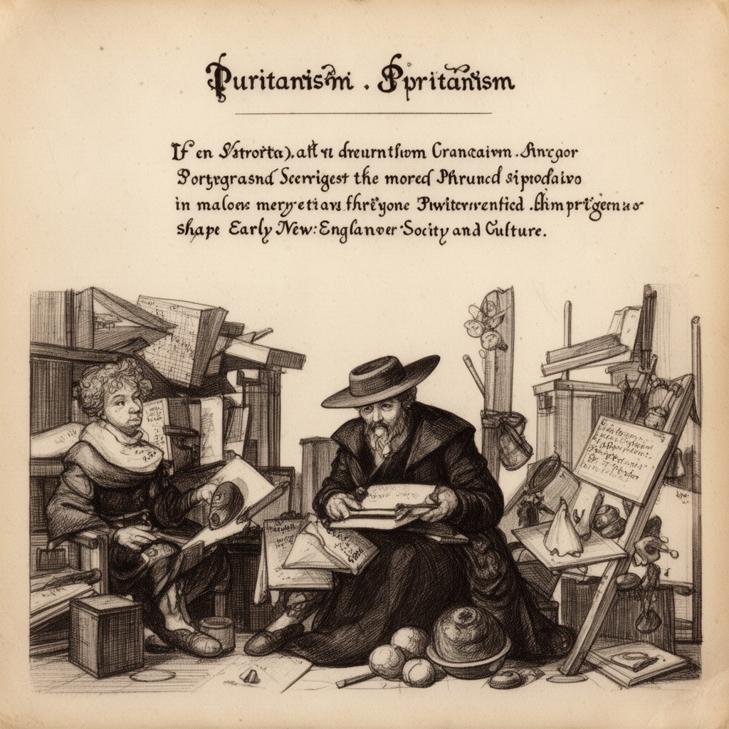 AI-generated illustration of Puritanism