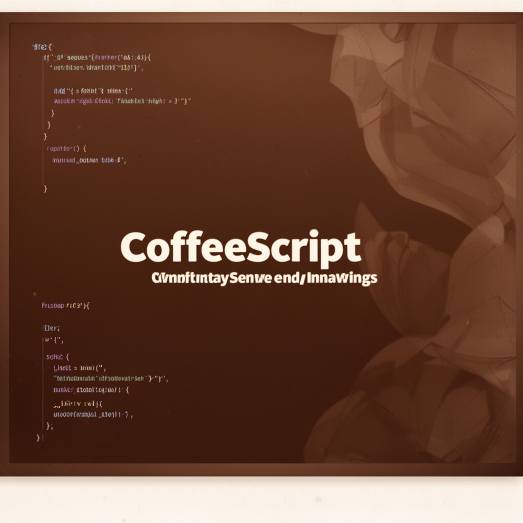 AI-generated illustration of CoffeeScript