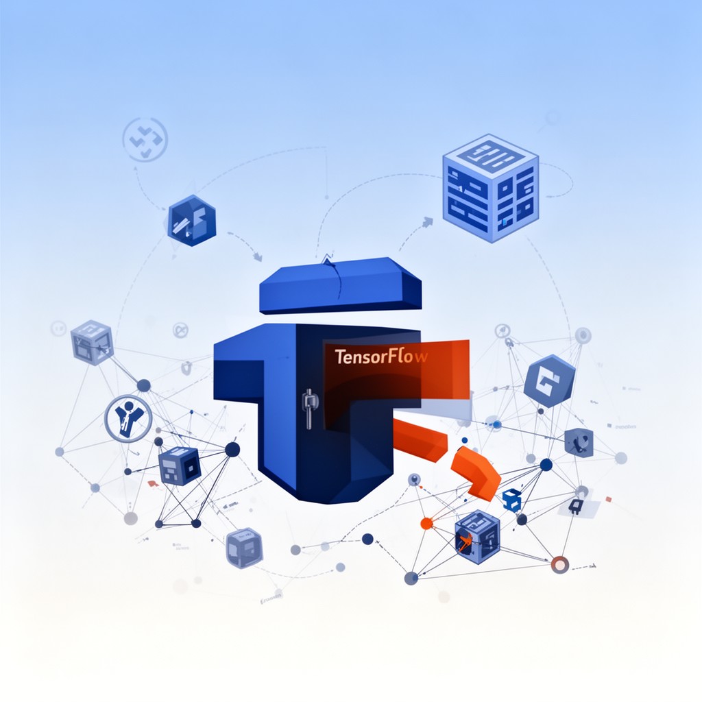 AI-generated illustration of TensorFlow
