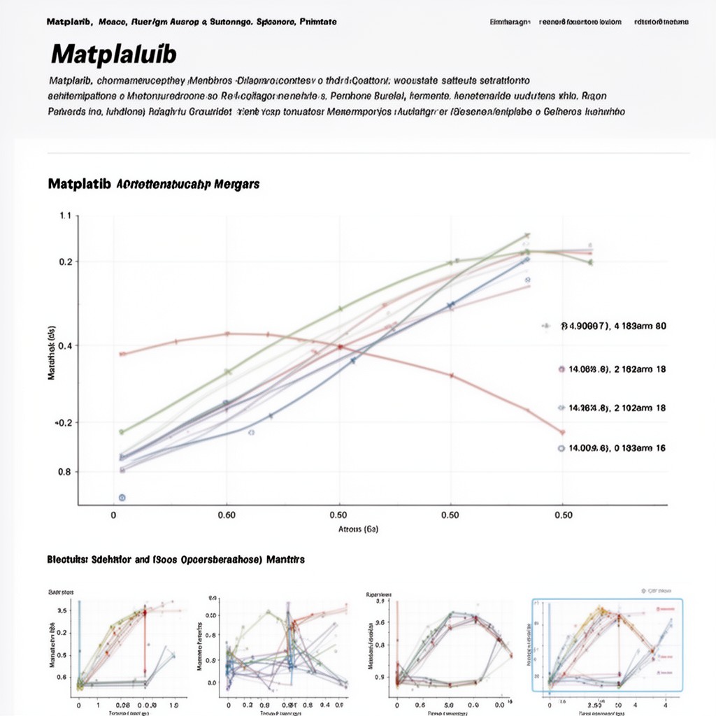 AI-generated illustration of Matplotlib