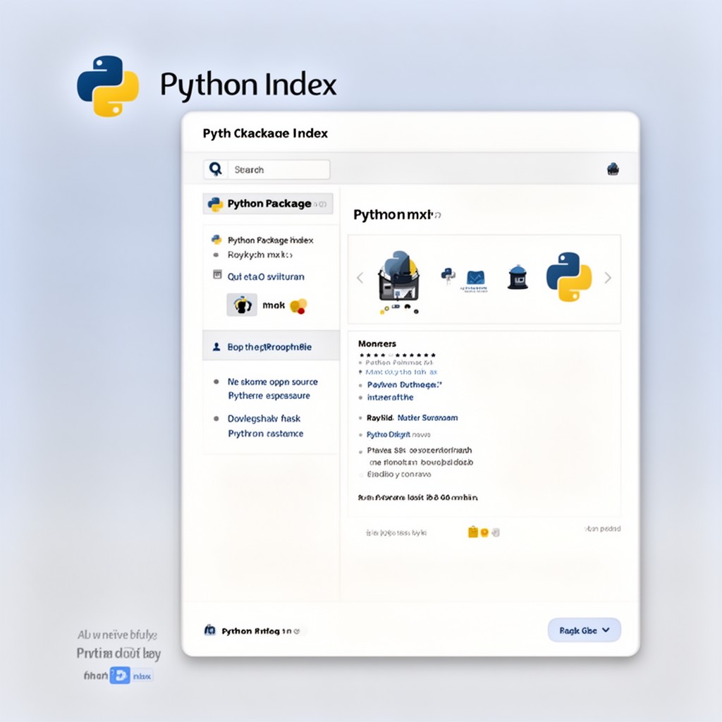 AI-generated illustration of Python Package Index