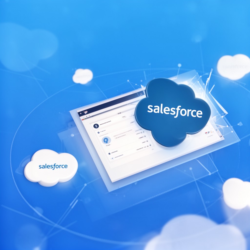 AI-generated illustration of Salesforce