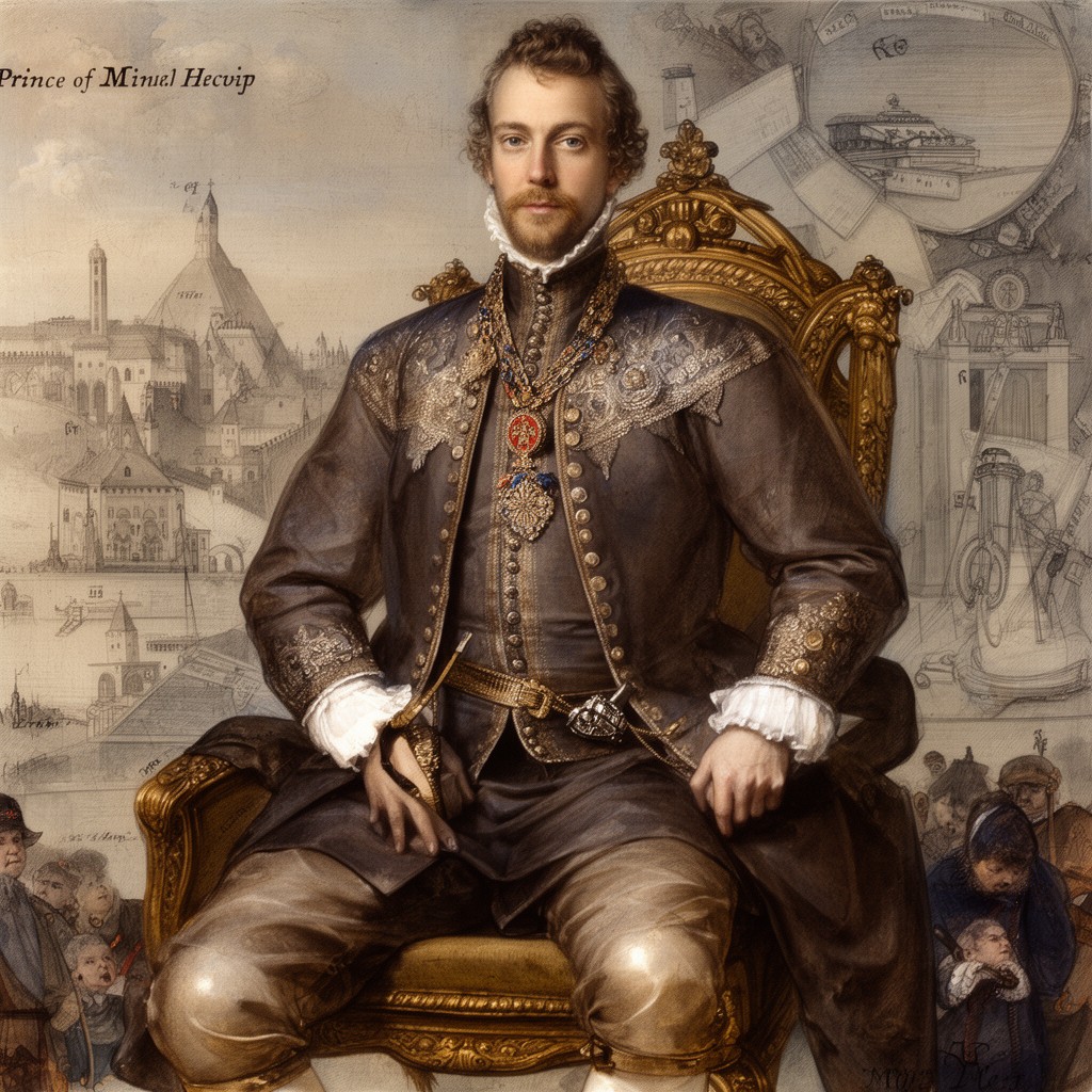 AI-generated illustration of Prince of Mindelheim (historical, in the Holy Roman Empire)