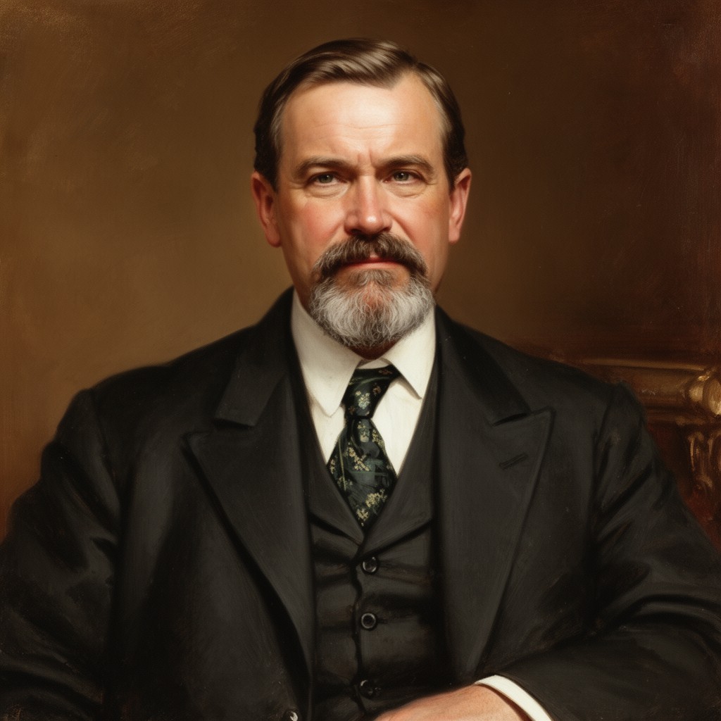AI-generated illustration of Grover Cleveland